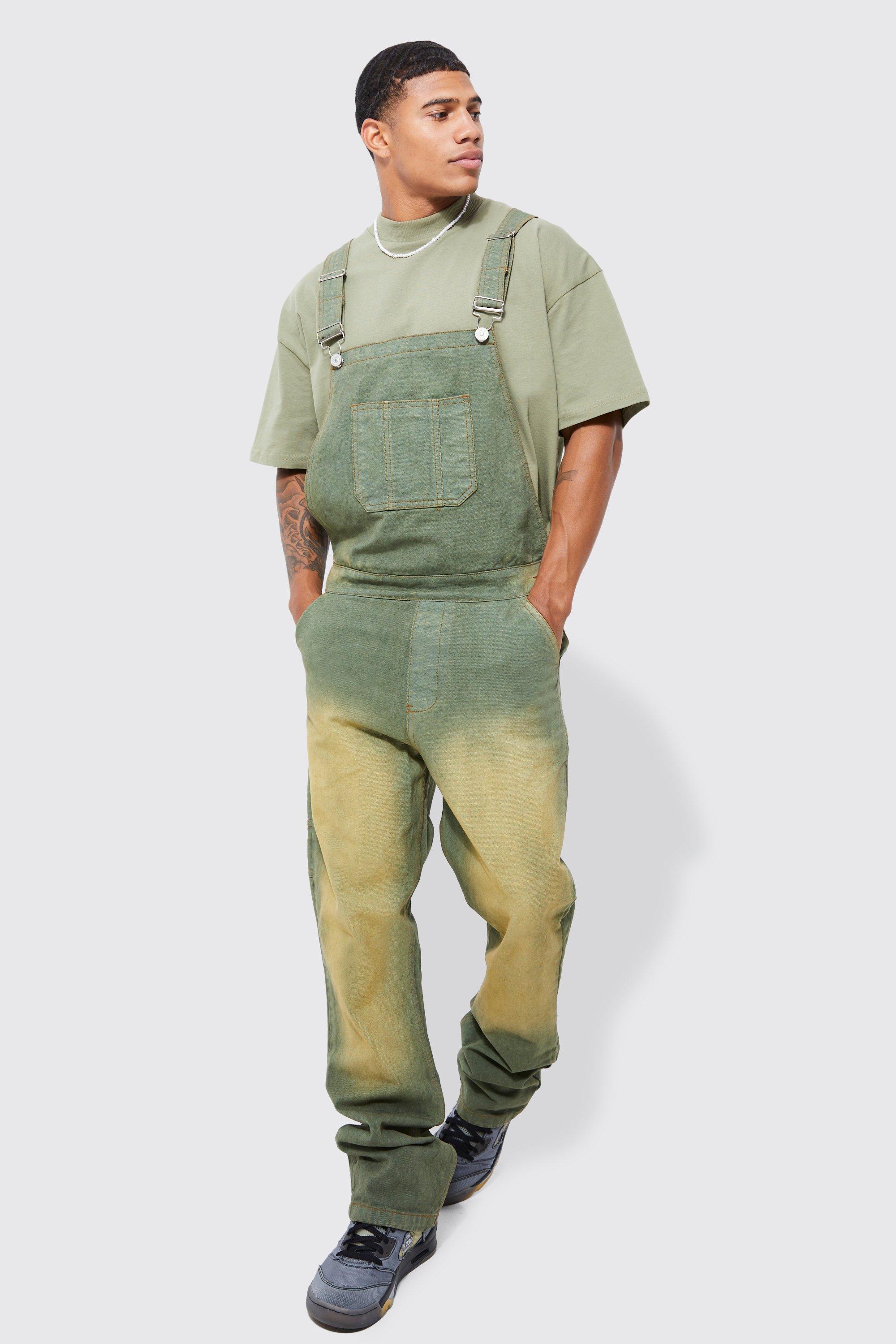Boohooman dungarees hot sale